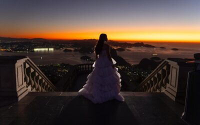 Ensaio de fotos aos pés do Cristo Redentor: um Save The Date histórico e inspirador!