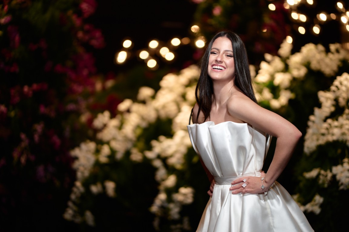 Festa de 15 anos romântica e clássica: Valentina Cabral em sua noite mais especial