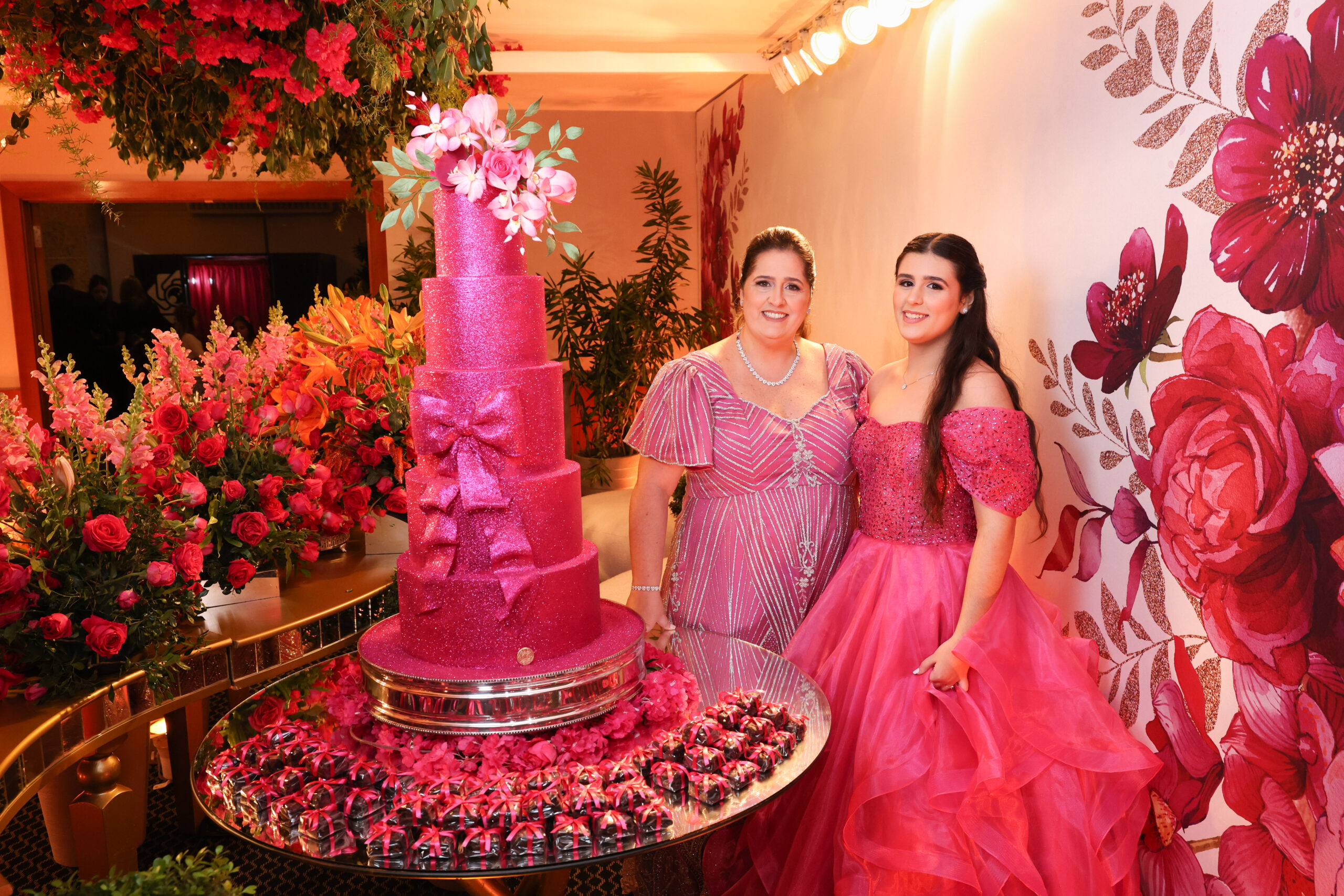 Gabriela Novio celebra 15 anos com tradições espanholas e festa em tons de pink